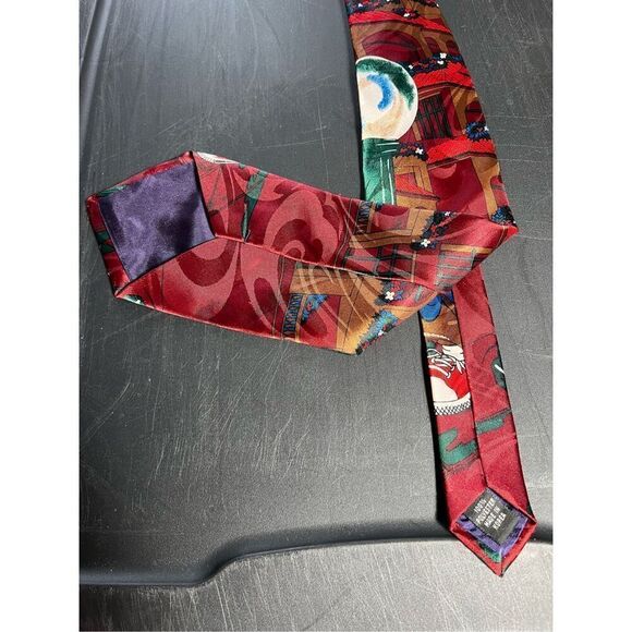 Vintage 90s Disney Mickey Mouse Festive Tie - Picture 2 of 5